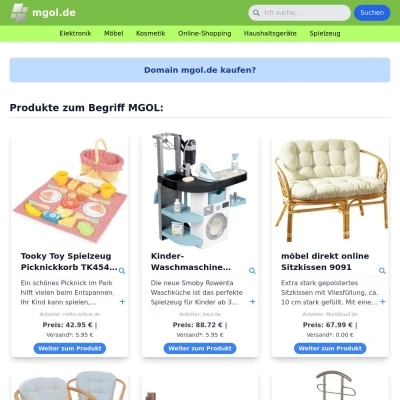 Screenshot mgol.de