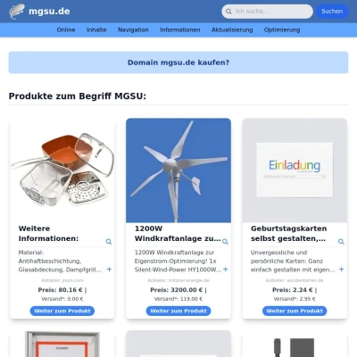 Screenshot mgsu.de