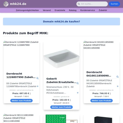 Screenshot mhk24.de