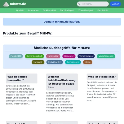 Screenshot mhmw.de