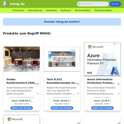 Screenshot mhug.de