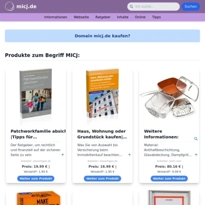 Screenshot micj.de