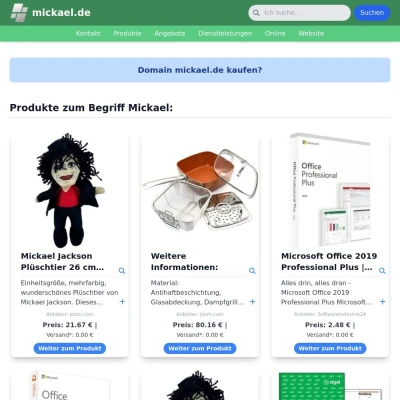 Screenshot mickael.de