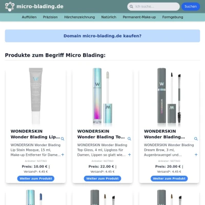 Screenshot micro-blading.de