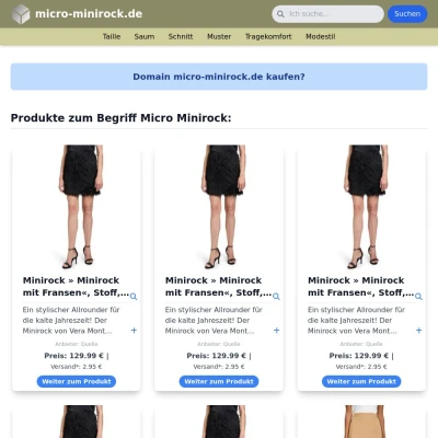 Screenshot micro-minirock.de