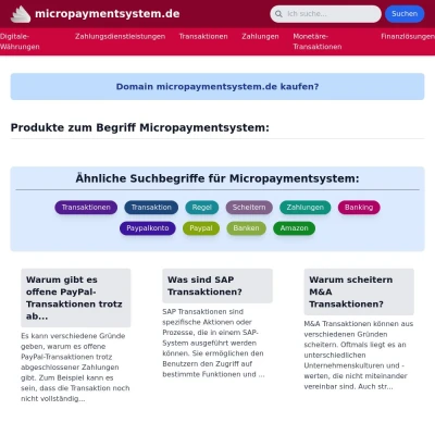 Screenshot micropaymentsystem.de