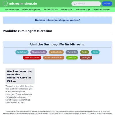 Screenshot microsim-shop.de