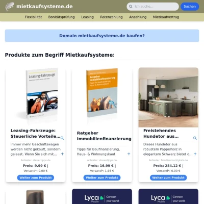 Screenshot mietkaufsysteme.de