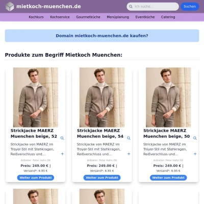 Screenshot mietkoch-muenchen.de