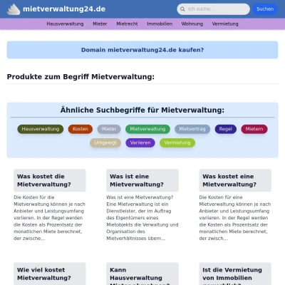 Screenshot mietverwaltung24.de