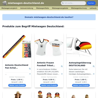 Screenshot mietwagen-deutschland.de