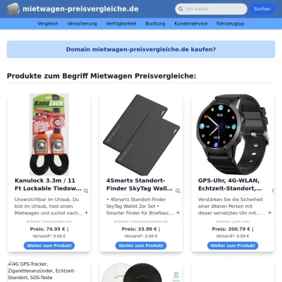 Screenshot mietwagen-preisvergleiche.de