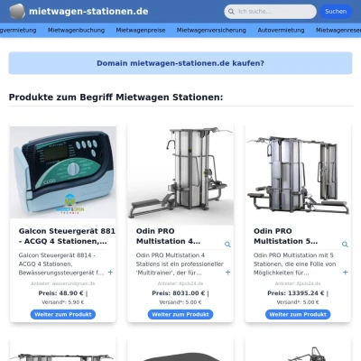 Screenshot mietwagen-stationen.de