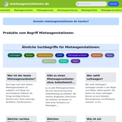 Screenshot mietwagenstationen.de