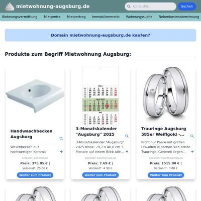 Screenshot mietwohnung-augsburg.de