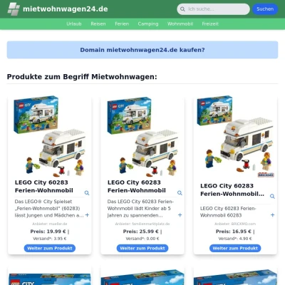 Screenshot mietwohnwagen24.de