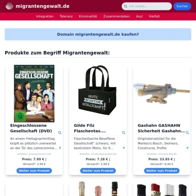 Screenshot migrantengewalt.de