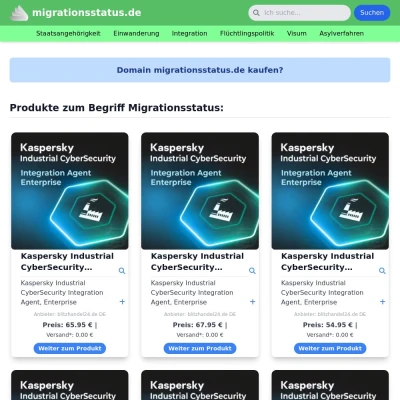 Screenshot migrationsstatus.de