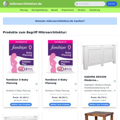 Screenshot mikroarchitektur.de