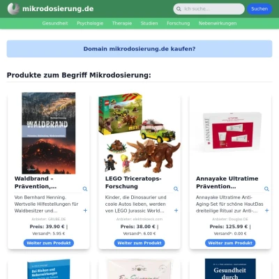 Screenshot mikrodosierung.de