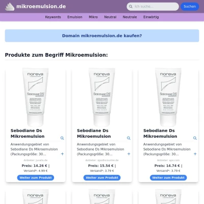 Screenshot mikroemulsion.de