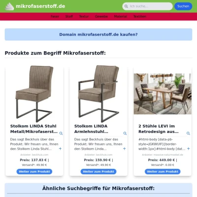 Screenshot mikrofaserstoff.de