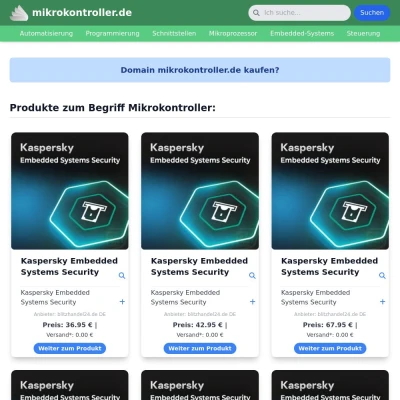 Screenshot mikrokontroller.de