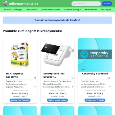 Screenshot mikropayments.de