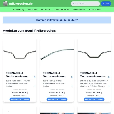 Screenshot mikroregion.de