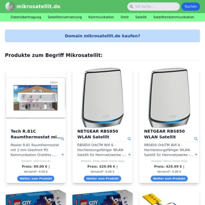 Screenshot mikrosatellit.de