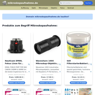 Screenshot mikroskopaufnahme.de