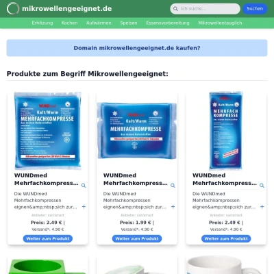 Screenshot mikrowellengeeignet.de