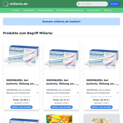 Screenshot miliaria.de