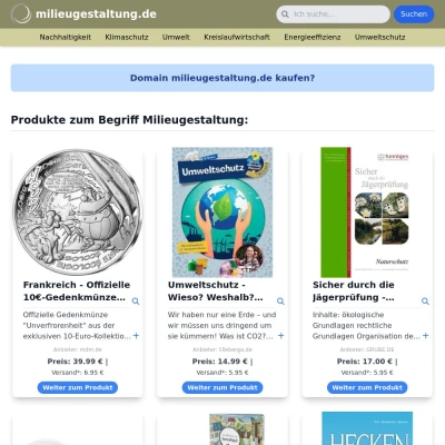 Screenshot milieugestaltung.de