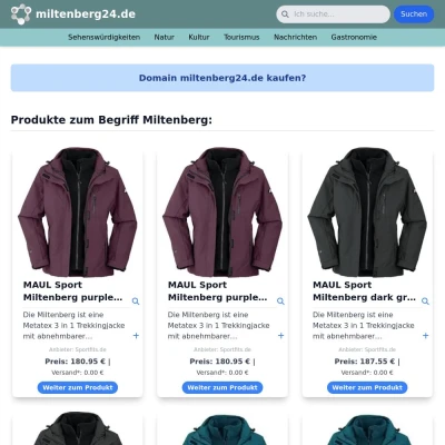 Screenshot miltenberg24.de
