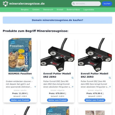 Screenshot mineralerzeugnisse.de