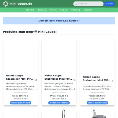 Screenshot mini-coupe.de