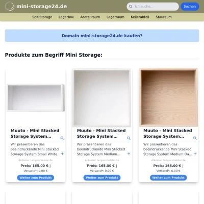 Screenshot mini-storage24.de