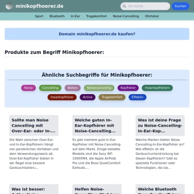 Screenshot minikopfhoerer.de