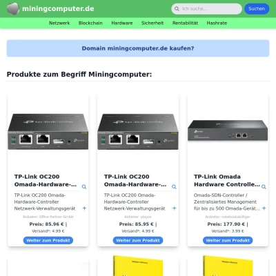 Screenshot miningcomputer.de
