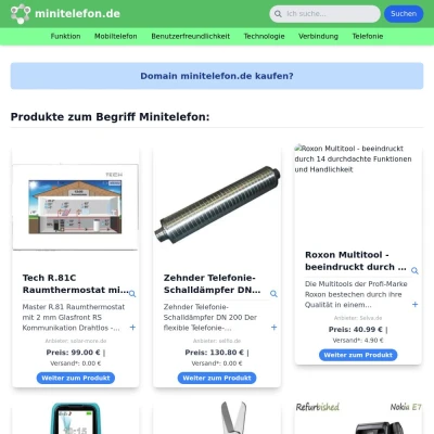 Screenshot minitelefon.de