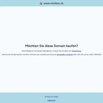 Screenshot minitour.ch