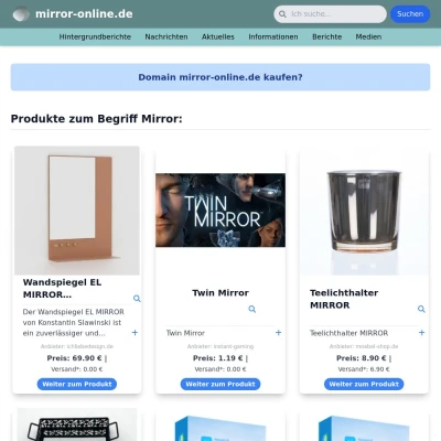 Screenshot mirror-online.de