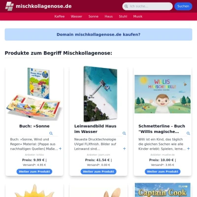 Screenshot mischkollagenose.de