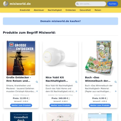 Screenshot misiworld.de