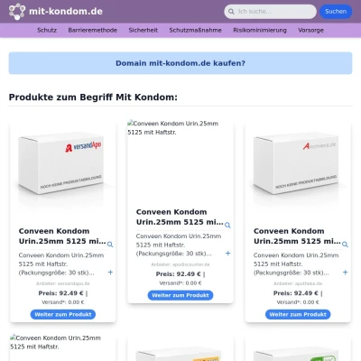 Screenshot mit-kondom.de