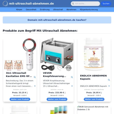 Screenshot mit-ultraschall-abnehmen.de