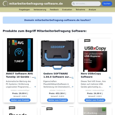 Screenshot mitarbeiterbefragung-software.de