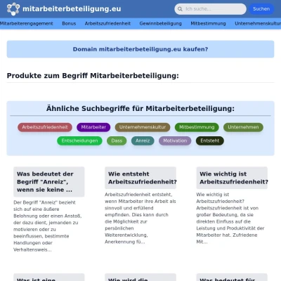 Screenshot mitarbeiterbeteiligung.eu