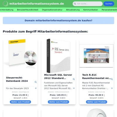 Screenshot mitarbeiterinformationssystem.de